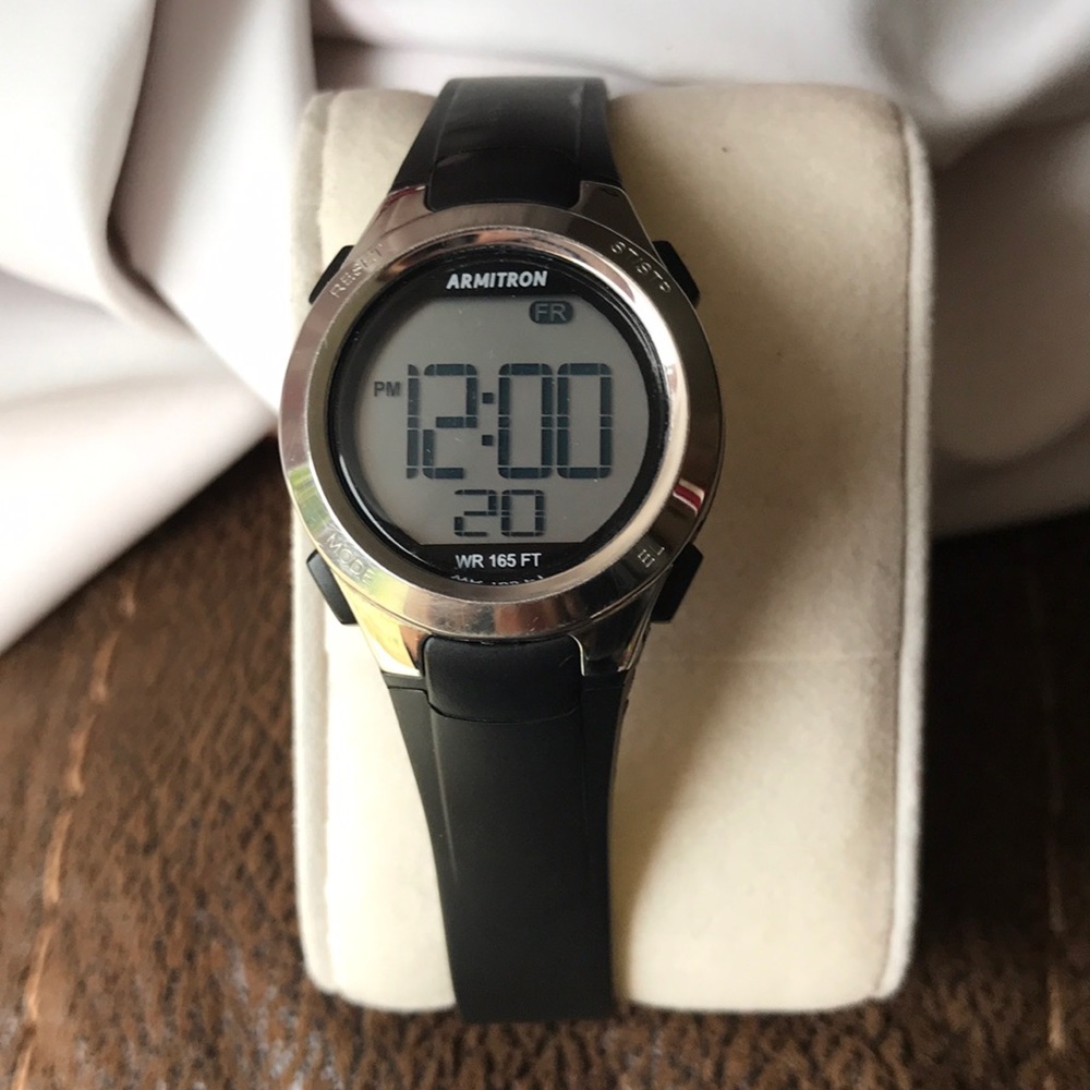Digital armitron watch